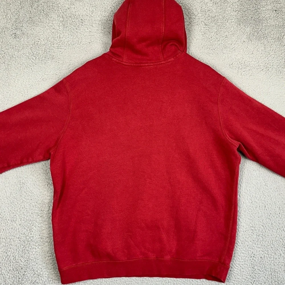 Arkansas Razorbacks Nike Hoodie Mens XL Red Pullover Fleece Sweatshirt Pockets